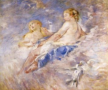 Venus at the Forge of Vulcan (after Boucher) Artwork by Berthe Morisot