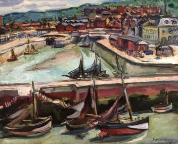 The Port Artwork by Emile-othon Friesz