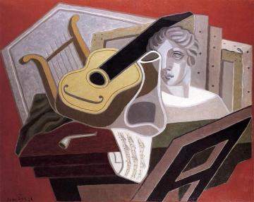 The Musician's Table Artwork by Juan Gris