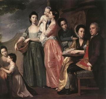 The Leigh Family Artwork by George Romney