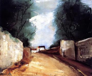 House And Trees Artwork by Maurice De Vlaminck