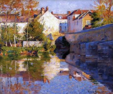 Beside The River (grez) Artwork by Robert Vonnoh