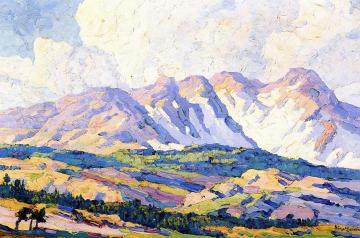 Mountain Landscape Artwork by Birger Sandzen