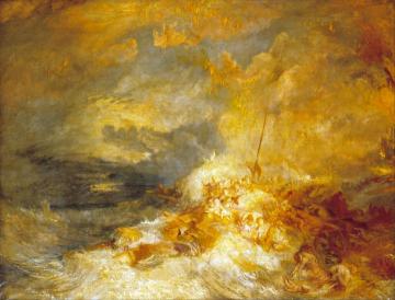 Fire at Sea Artwork by Joseph Mallord William Turner