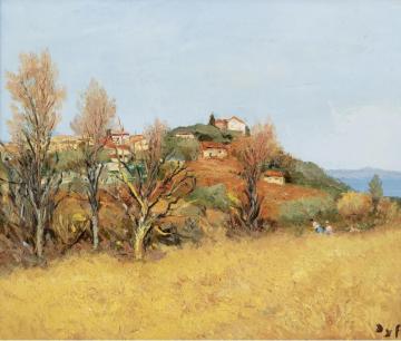 The Hill Of Gaude Artwork by Marcel Dyf
