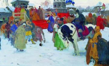 God's Judgment Artwork by Ivan Goryushkin-Sorokopudov