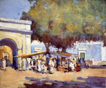 Market, Guadalajara Artwork by Alson Skinner Clark