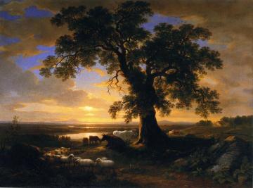 The Solitary Oak Artwork by Asher B. Durand