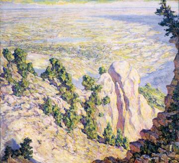 View from a Mountaintop Artwork by Robert Lewis Reid