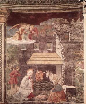 Nativity Artwork by Fra Filippo Lippi