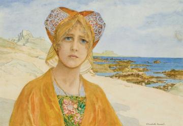 Jeune Princesse Scandinave Artwork by Elisabeth Sonrel