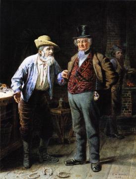 Bargaining For A Horse Artwork by Thomas Waterman Wood