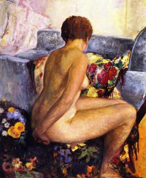 Seated Nude Artwork by Henri Lebasque