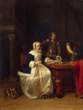Breakfast Artwork by Gabriel Metsu