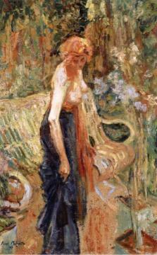 Standing Woman Artwork by Rene Magritte