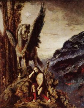 The Travelling Poet Artwork by Gustave Moreau