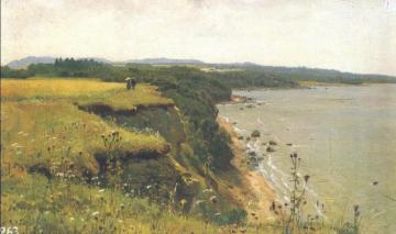 Near Coast Of Gulf Of Finland (study) Artwork by Ivan Ivanovich Shishkin