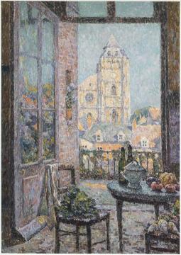 Table by the Window Artwork by Henri Le Sidaner