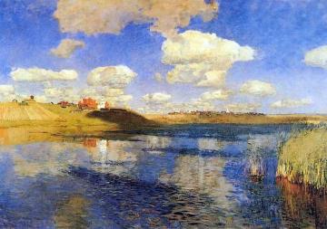 The lake, Russian soil Artwork by Isaac Ilich Levitan
