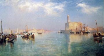 Vera Cruz Harbor Artwork by Thomas Moran