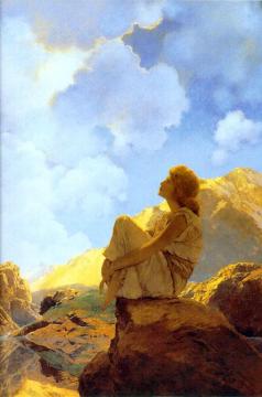 Morning Artwork by Maxfield Parrish