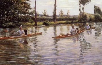 Perissoires sur l'Yerres Artwork by Gustave Caillebotte