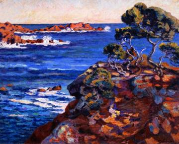 Seaside at Agay Artwork by Armand Guillaumin
