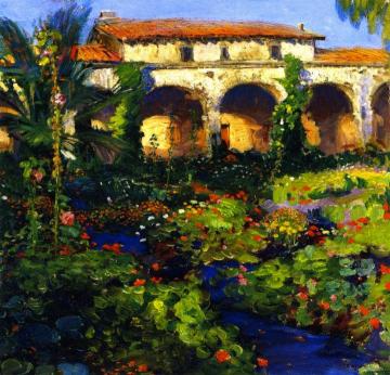 Capistrano Courtyard Artwork by Joseph Kleitsch