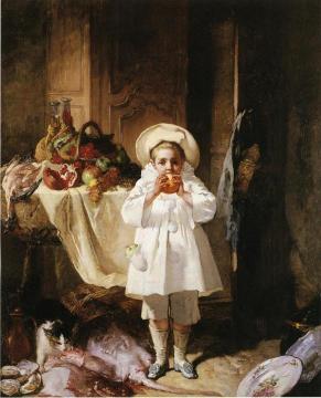 A Feast For The Young Pierrot Artwork by Charles Monginot