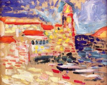 View Of Collioure With Church Artwork by Henri Matisse