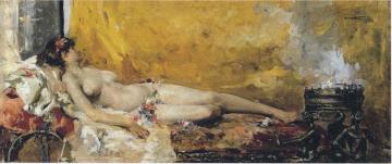 Resting Bacchante Artwork by Joaquin Sorolla y Bastida