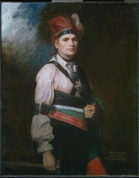 Portrait Of Joseph Brant Artwork by George Romney