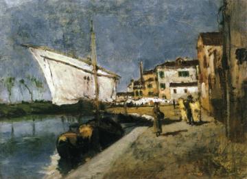 Campo Santa Marta Artwork by John Twachtman