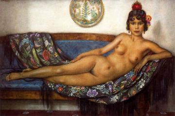 Naked Gypsy Artwork by George Owen Wynne Apperley