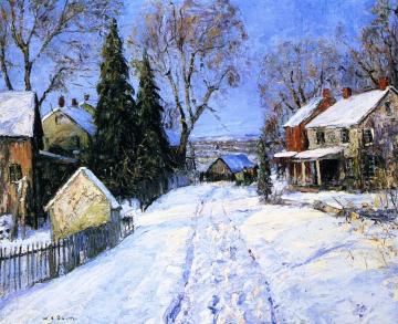 To The Village Artwork by Walter Emerson Baum