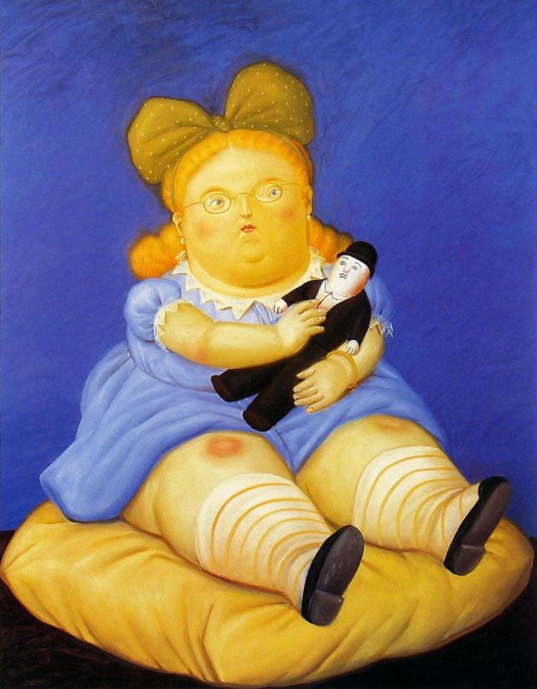 La Muneca Artwork by Fernando Botero