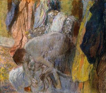Woman Washing Her Feet Artwork by Edgar Degas