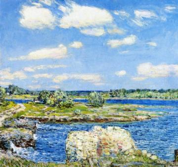 Mill Site and Old Todal Dam, Cos Cob Artwork by Frederick Childe Hassam