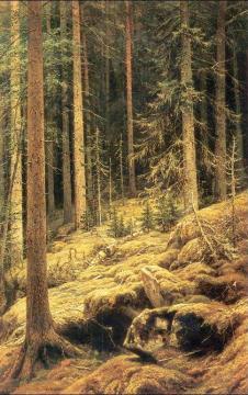 Thickets Artwork by Ivan Ivanovich Shishkin