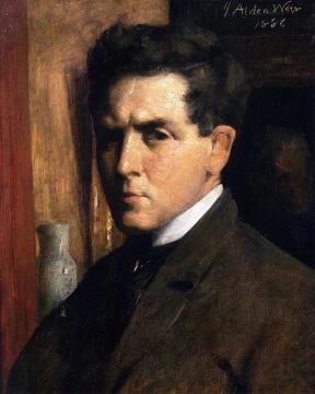 Self Portrait Artwork by Julian Alden Weir