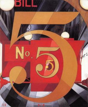 The Figure 5 In Gold Artwork by Charles Demuth