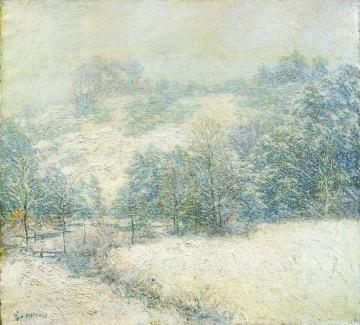 The Winter's Festival Artwork by Willard Leroy Metcalf