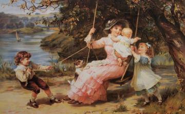 The Swing Artwork by Frederick Morgan