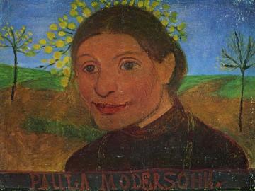 Self-Portrait Artwork by Paula Modersohn-Becker