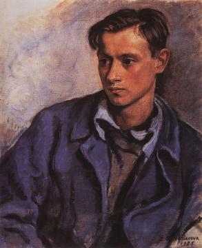 Portrait of the artist's son Alexander Artwork by Zinaida Serebriakova