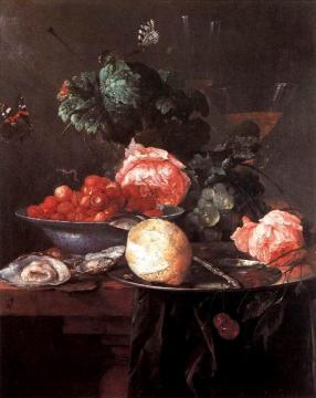 Still-Life with Fruits Artwork by Jan Davidsz De Heem
