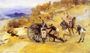 "a" Battery Field Artillery, New South Wales Artwork by Tom Roberts