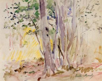 The Bois de Boulogne Artwork by Berthe Morisot