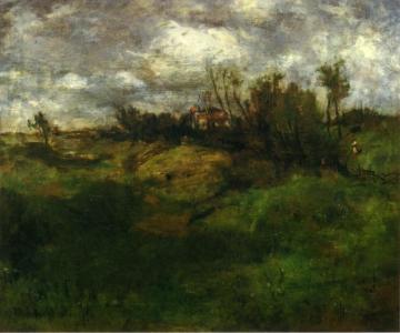 Cincinnati Landscape Artwork by John Twachtman