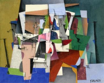 The Piano Artwork by Georges Valmier